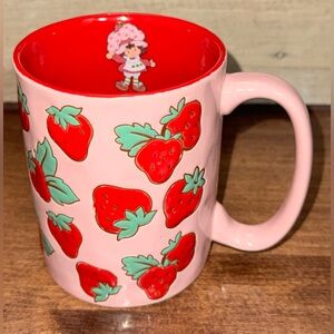Super Cute 🥰 Strawberry 🍓 Shortcake 🍰 Themed Pink Mug